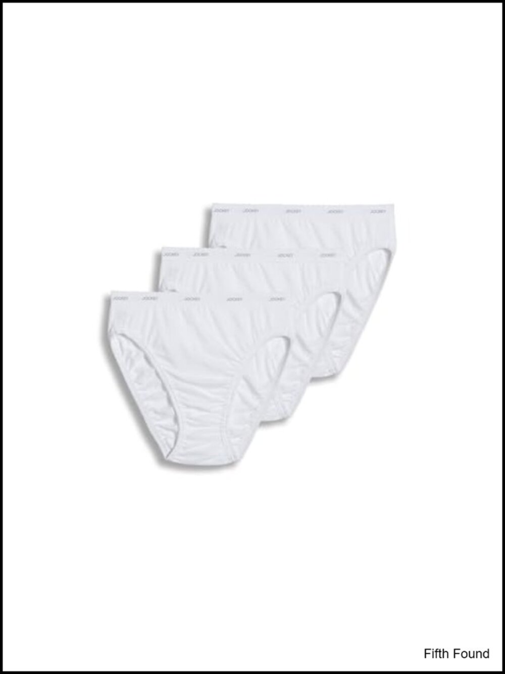100% Cotton French Cut Panties 3 Pack Full Coverage High Rise